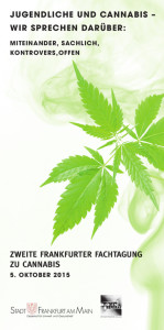 Flyer Fachtagung Cannabis